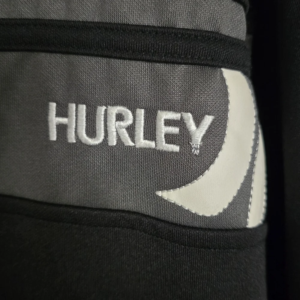 Hurley Black and Gray Zip-Up Jacket - Picture 2 of 5